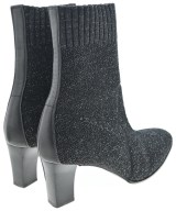 manu（マニュ）ブーツ 黒 サイズ:24.5cm レディース/2200634993145