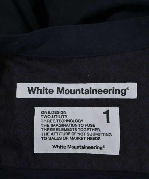 White Mountaineering（ホワイトマウンテニアリング）カジュアルシャツ 紺 サイズ:1(M位) メンズ/2200556471035