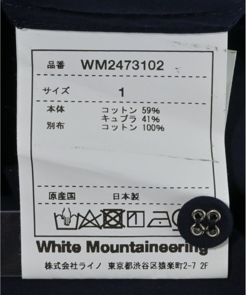White Mountaineering（ホワイトマウンテニアリング）カジュアルシャツ 紺 サイズ:1(M位) メンズ/2200556471035