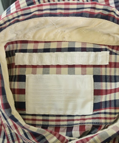 White Mountaineering（ホワイトマウンテニアリング）カジュアルシャツ 赤 サイズ:M メンズ/2200633376048