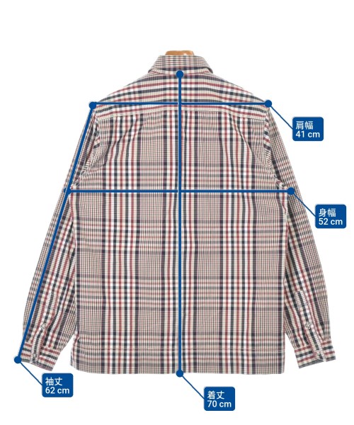 White Mountaineering（ホワイトマウンテニアリング）カジュアルシャツ 赤 サイズ:M メンズ/2200633376048