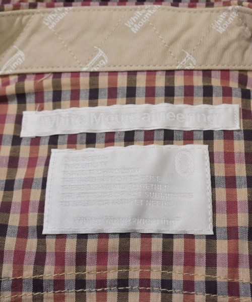 White Mountaineering（ホワイトマウンテニアリング）カジュアルシャツ 赤 サイズ:0(S位) メンズ/2200620617437