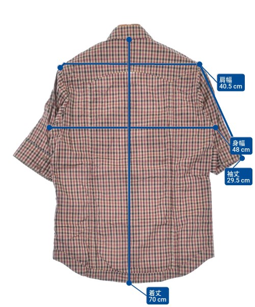 White Mountaineering（ホワイトマウンテニアリング）カジュアルシャツ 赤 サイズ:0(S位) メンズ/2200620617437