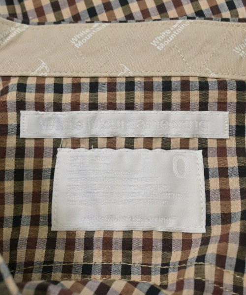 White Mountaineering（ホワイトマウンテニアリング）カジュアルシャツ 茶 サイズ:0(S位) メンズ/2200620617444