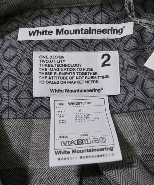 White Mountaineering（ホワイトマウンテニアリング）ブルゾン グレー サイズ:2(L位) メンズ/2200635868060