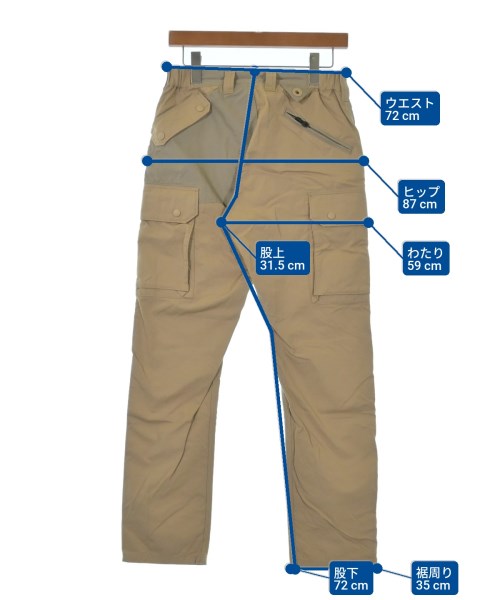 White Mountaineering（ホワイトマウンテニアリング）カーゴパンツ ベージュ サイズ:0(S位) メンズ/2200641800207