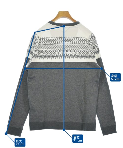 White Mountaineering（ホワイトマウンテニアリング）スウェット グレー サイズ:2(L位) メンズ/2200624791065