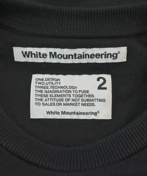 White Mountaineering（ホワイトマウンテニアリング）スウェット 黒 サイズ:2(L位) メンズ/2200629339071