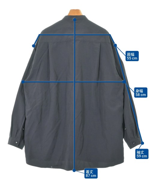 White Mountaineering（ホワイトマウンテニアリング）カジュアルシャツ 黒 サイズ:3(XL位) メンズ/2200618234073