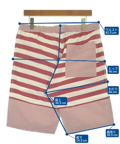 White Mountaineering（ホワイトマウンテニアリング）ショートパンツ 赤 サイズ:2(L位) メンズ/2200607649666