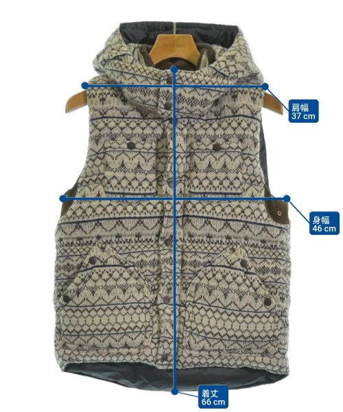 White Mountaineering（ホワイトマウンテニアリング）ダウンジャケット/ダウンベスト 白 サイズ:0(S位) メンズ/2200606114011
