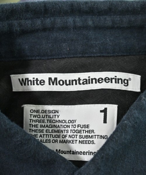 White Mountaineering（ホワイトマウンテニアリング）カジュアルシャツ 紺 サイズ:1(M位) メンズ/2200612079045