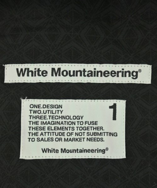 White Mountaineering（ホワイトマウンテニアリング）ショートパンツ 黒 サイズ:1(M位) メンズ/2200615874067