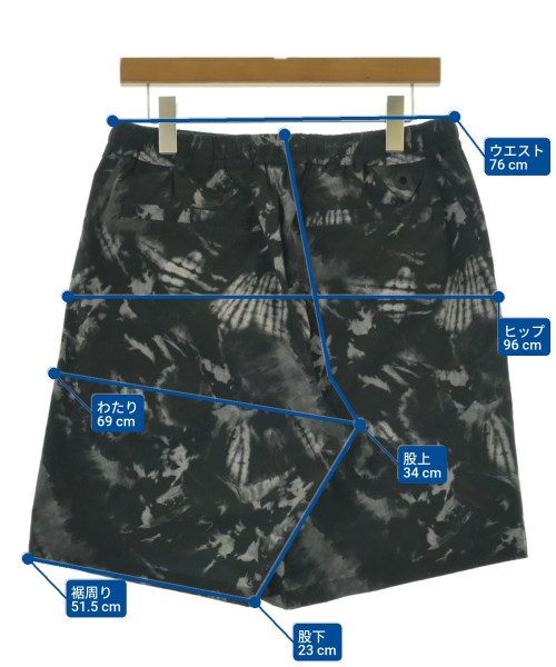 White Mountaineering（ホワイトマウンテニアリング）ショートパンツ 黒 サイズ:1(M位) メンズ/2200615874067