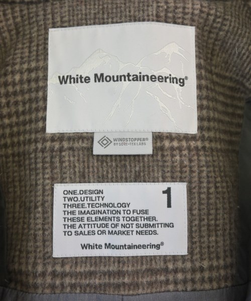 White Mountaineering（ホワイトマウンテニアリング）テーラードジャケット 茶 サイズ:1(M位) メンズ/2200616278017