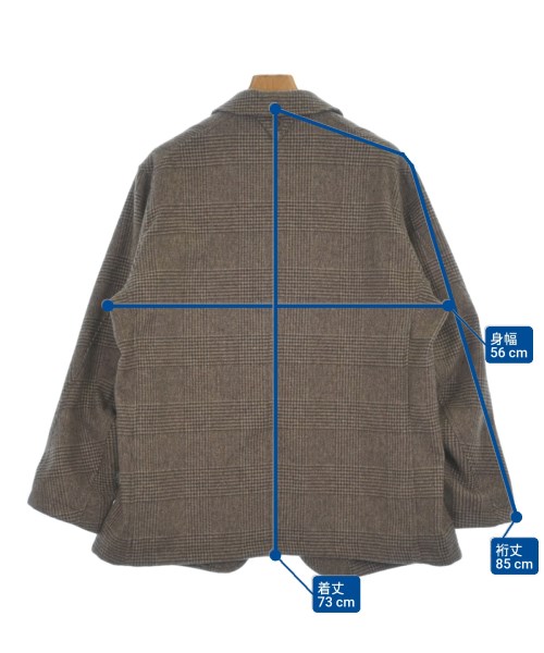 White Mountaineering（ホワイトマウンテニアリング）テーラードジャケット 茶 サイズ:1(M位) メンズ/2200616278017