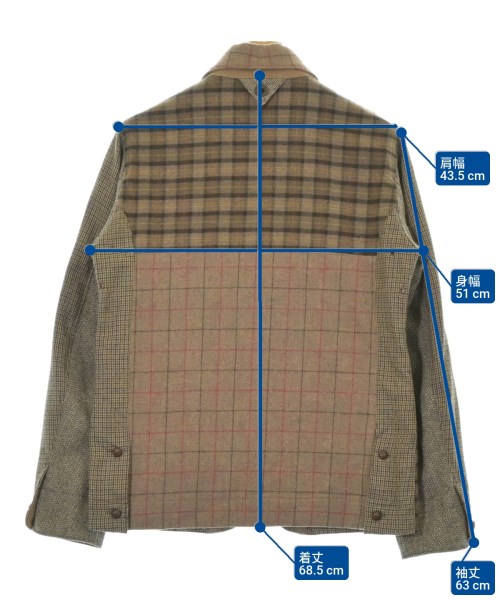 White Mountaineering（ホワイトマウンテニアリング）カジュアルジャケット 茶 サイズ:1(M位) メンズ/2200673702180