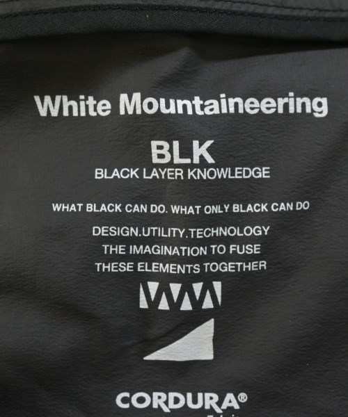 White Mountaineering（ホワイトマウンテニアリング）マウンテンパーカー 黒 サイズ:2(L位) メンズ/2200670459056