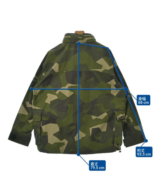 White Mountaineering（ホワイトマウンテニアリング）ミリタリーブルゾン カーキ サイズ:M メンズ/2200677638058