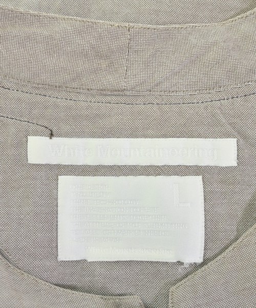 White Mountaineering（ホワイトマウンテニアリング）カジュアルシャツ グレー サイズ:L メンズ/2200678892046