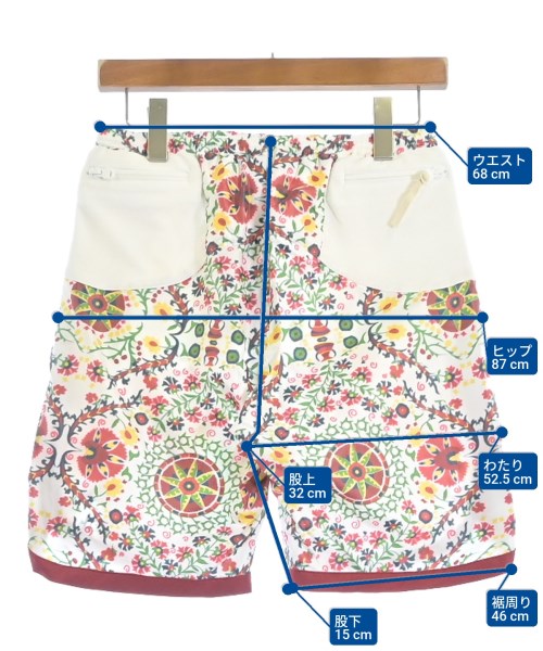 White Mountaineering（ホワイトマウンテニアリング）ショートパンツ 白 サイズ:0(S位) メンズ/2200679884040