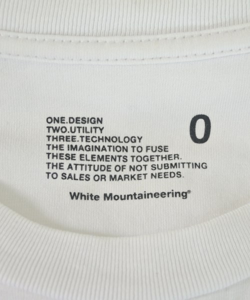 White Mountaineering（ホワイトマウンテニアリング）Tシャツ・カットソー 白 サイズ:0(S位) メンズ/2200679884071