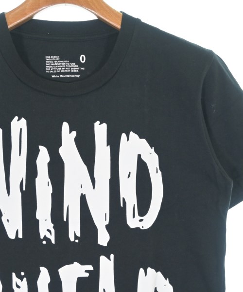 White Mountaineering（ホワイトマウンテニアリング）Tシャツ・カットソー 黒 サイズ:0(S位) メンズ/2200679884088