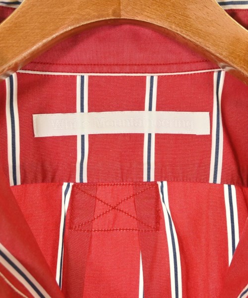 White Mountaineering（ホワイトマウンテニアリング）カジュアルシャツ 赤 サイズ:M メンズ/2200672926211