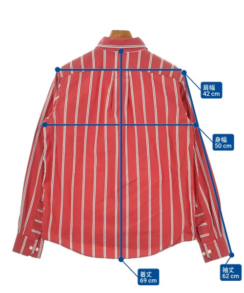 White Mountaineering（ホワイトマウンテニアリング）カジュアルシャツ 赤 サイズ:M メンズ/2200672926211