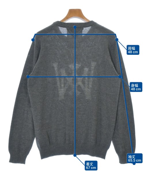 White Mountaineering（ホワイトマウンテニアリング）ニット・セーター グレー サイズ:2(L位) メンズ/2200692045763