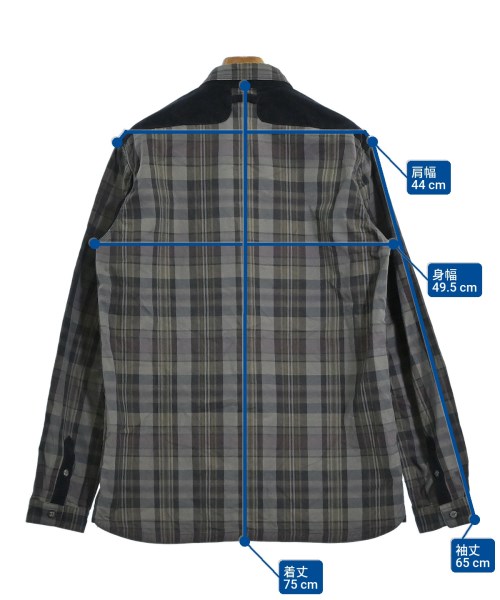 White Mountaineering（ホワイトマウンテニアリング）カジュアルシャツ グレー サイズ:3(XL位) メンズ/2200698109063
