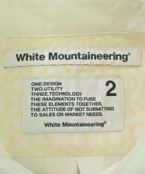 White Mountaineering（ホワイトマウンテニアリング）カジュアルシャツ 白 サイズ:2(L位) メンズ/2200696863479