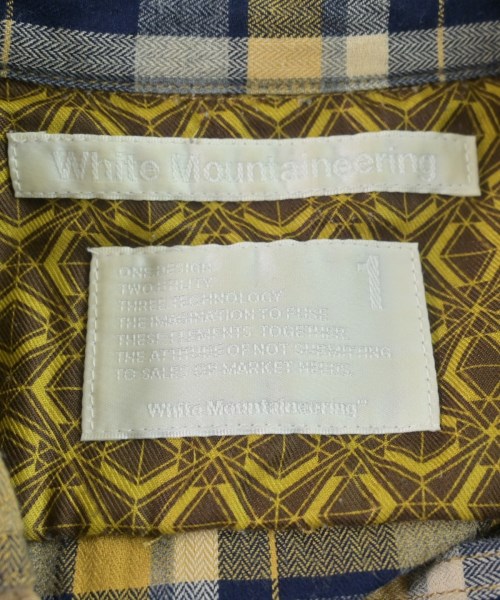 White Mountaineering（ホワイトマウンテニアリング）カジュアルシャツ 紺 サイズ:1(M位) メンズ/2200646482163