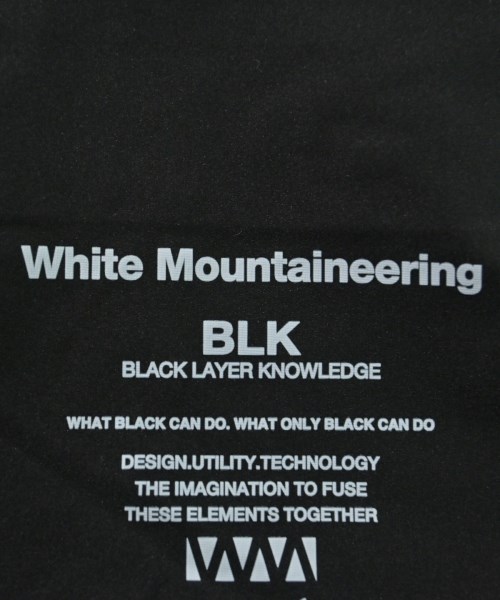 White Mountaineering（ホワイトマウンテニアリング）ショートパンツ 黒 サイズ:1(M位) メンズ/2200655270027