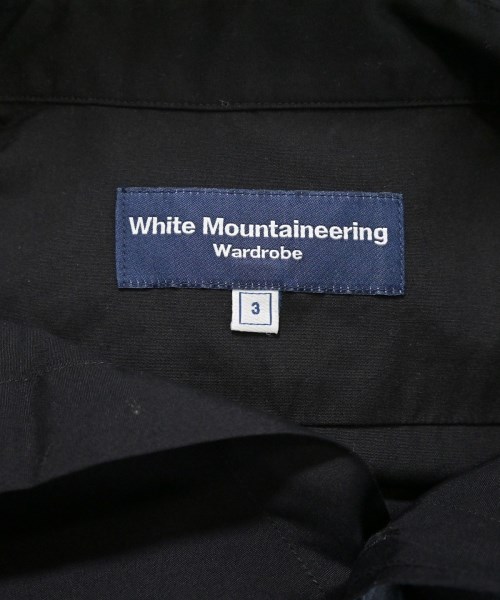 White Mountaineering（ホワイトマウンテニアリング）カジュアルシャツ 黒 サイズ:3(XL位) メンズ/2200646236223