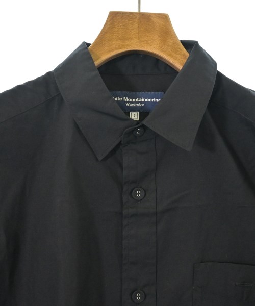 White Mountaineering（ホワイトマウンテニアリング）カジュアルシャツ 黒 サイズ:3(XL位) メンズ/2200646236223