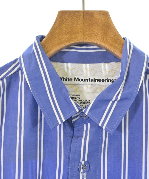 White Mountaineering（ホワイトマウンテニアリング）カジュアルシャツ 青 サイズ:2(L位) メンズ/2200646236230