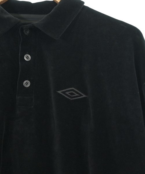 White Mountaineering（ホワイトマウンテニアリング）ポロシャツ 黒 サイズ:L メンズ/2200651184342