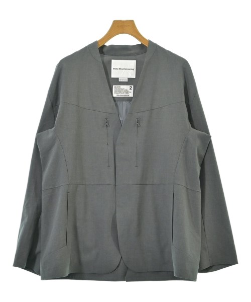 White Mountaineering(ホワイトマウンテニアリング)テーラードジャケット グレー サイズ:2(L位)/2200647873175
