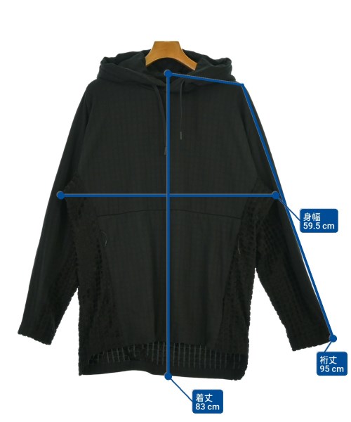 White Mountaineering（ホワイトマウンテニアリング）パーカー 黒 サイズ:2(L位) メンズ/2200647873212