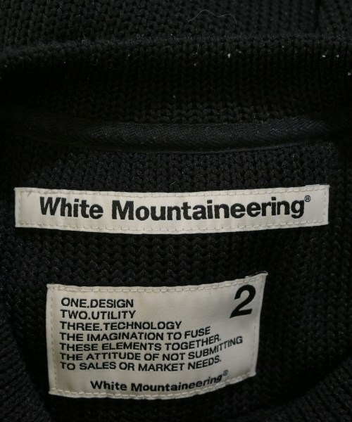 White Mountaineering（ホワイトマウンテニアリング）ニット・セーター 黒 サイズ:2(L位) メンズ/2200647873250