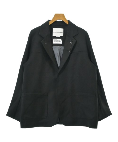 White Mountaineering(ホワイトマウンテニアリング)テーラードジャケット 黒 サイズ:2(L位)/2200647873267