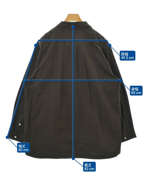 White Mountaineering（ホワイトマウンテニアリング）カジュアルシャツ 茶 サイズ:2(L位) メンズ/2200647873274