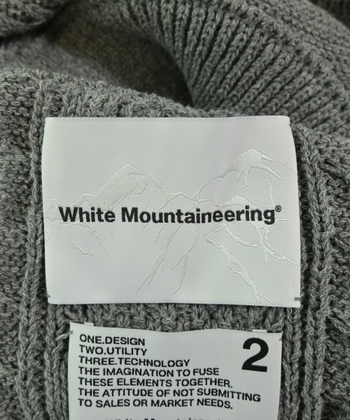 White Mountaineering（ホワイトマウンテニアリング）ニット・セーター グレー サイズ:2(L位) メンズ/2200647873304