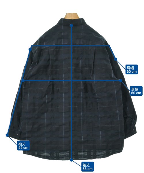 White Mountaineering（ホワイトマウンテニアリング）カジュアルシャツ 紺 サイズ:2(L位) メンズ/2200647873380