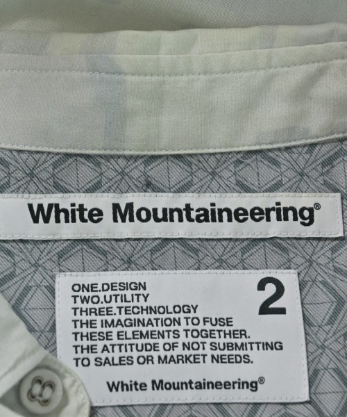White Mountaineering（ホワイトマウンテニアリング）カジュアルシャツ グレー サイズ:2(L位) メンズ/2200647873441