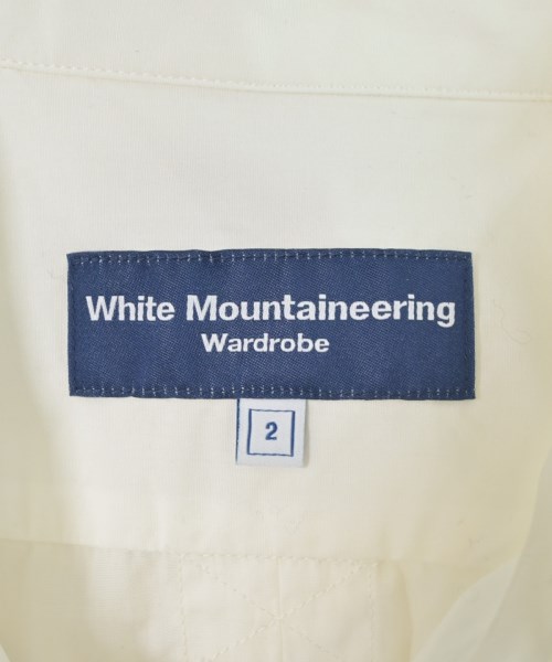 White Mountaineering（ホワイトマウンテニアリング）カジュアルシャツ 白 サイズ:2(L位) メンズ/2200647873496