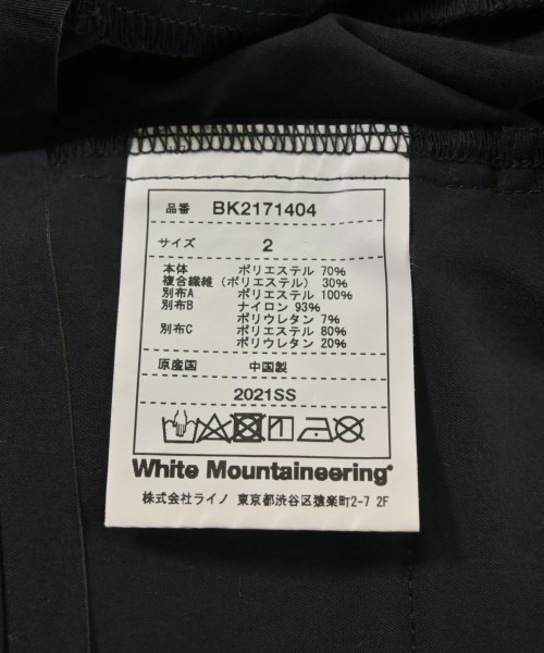White Mountaineering（ホワイトマウンテニアリング）カーゴパンツ 黒 サイズ:2(L位) メンズ/2200647873564