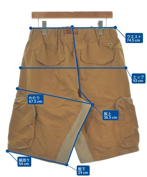 White Mountaineering（ホワイトマウンテニアリング）ショートパンツ ベージュ サイズ:2(L位) メンズ/2200647873632