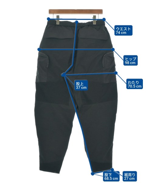 White Mountaineering（ホワイトマウンテニアリング）カーゴパンツ 黒 サイズ:2(L位) メンズ/2200647873755